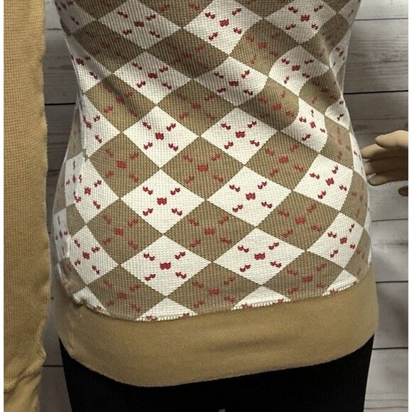 XXI Argyle Thermal Raglan Top - Picture 11 of 13